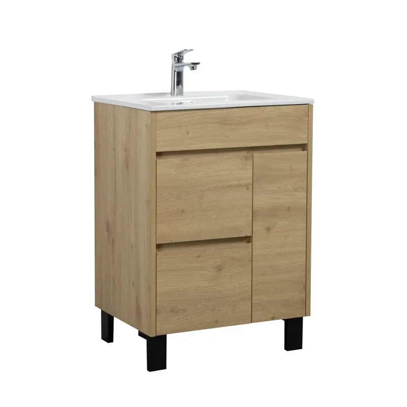 24.1'' Single Bathroom Vanity with Ceramic Top