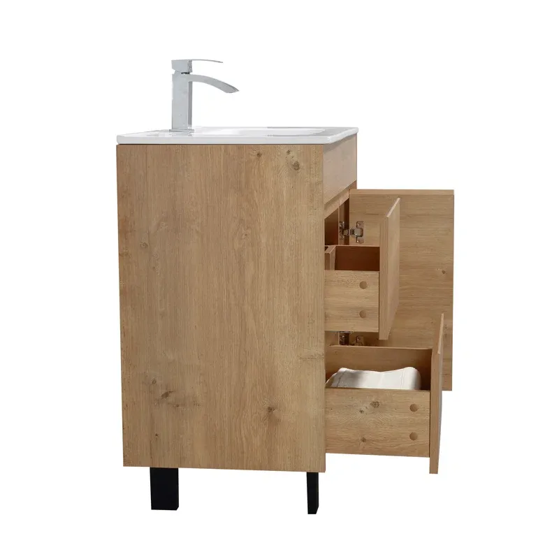 31.9'' Single Bathroom Vanity with Ceramic Top