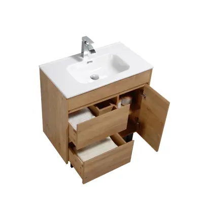31.9'' Single Bathroom Vanity with Ceramic Top