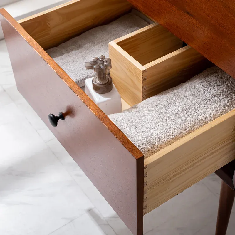 24'' Single Bathroom Vanity with Porcelain Top