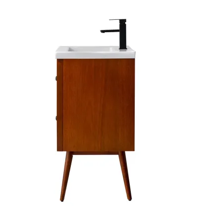 24'' Single Bathroom Vanity with Porcelain Top