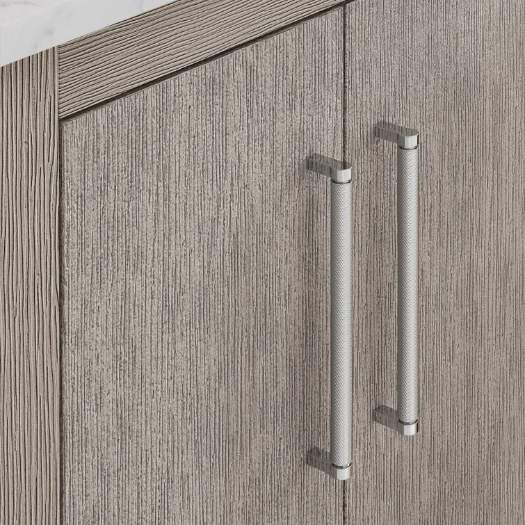 60" Carrara White Marble Countertop Bath Vanity in Gray Oak with Faucet