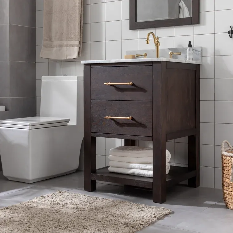 24'' Single Bathroom Vanity with Top
