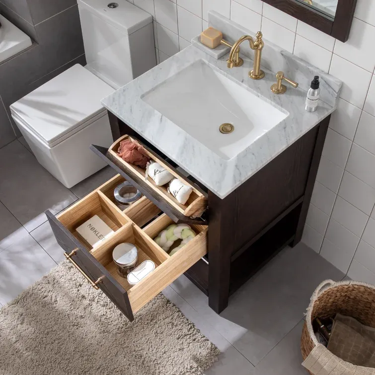 24'' Single Bathroom Vanity with Top