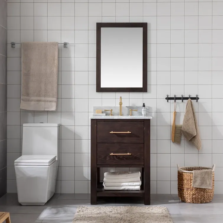24'' Single Bathroom Vanity with Top
