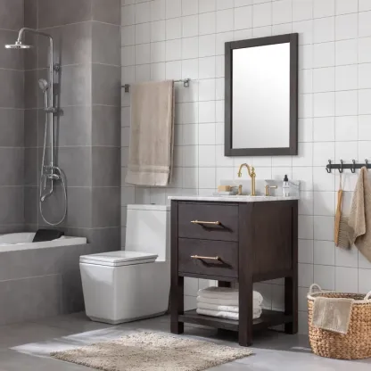 24'' Single Bathroom Vanity with Top