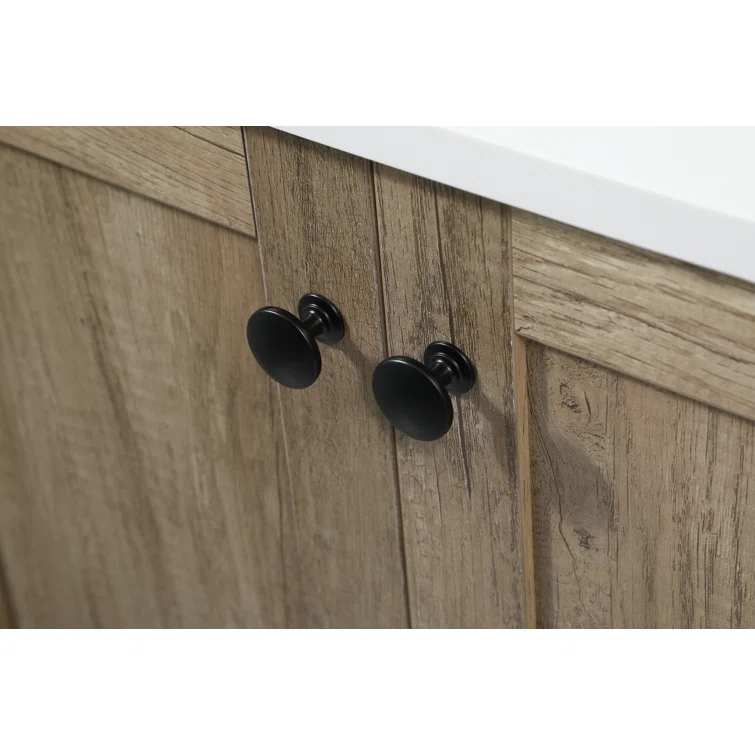 36'' Single Bathroom Vanity with Engineered Marble Top