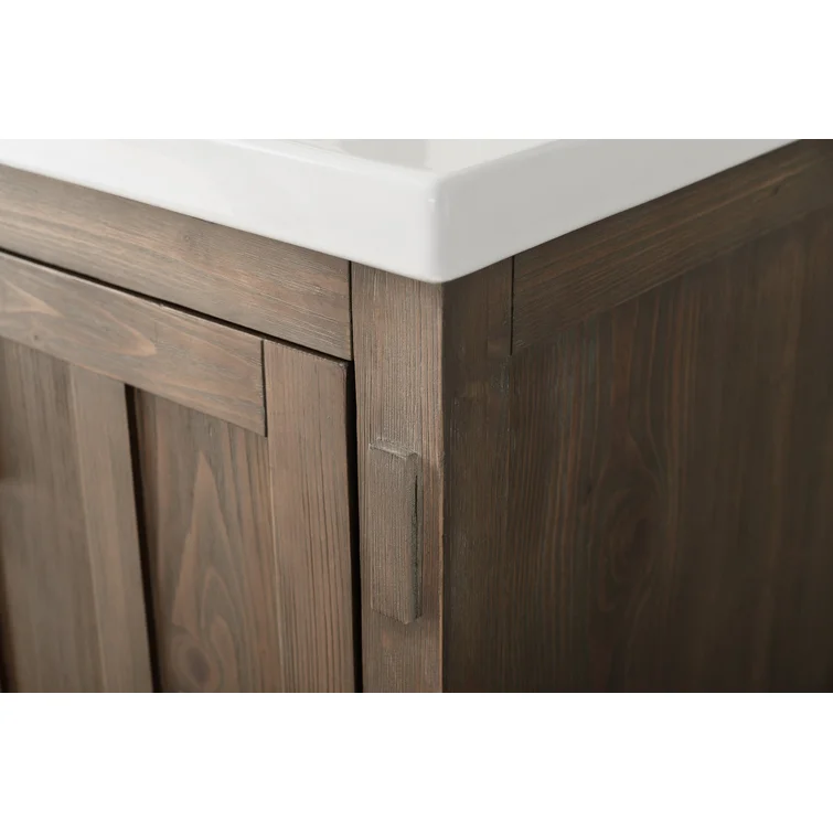 30'' Single Bathroom Vanity with Ceramic Top