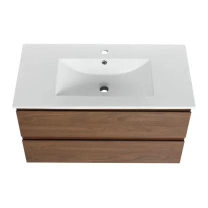 36'' Single Bathroom Vanity with Ceramic Top