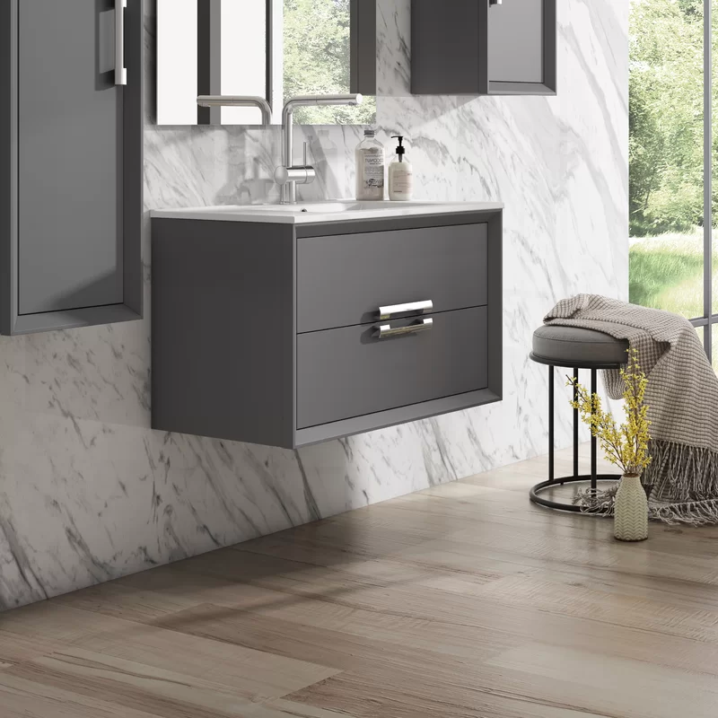 32'' Single Bathroom Vanity with Ceramic Top