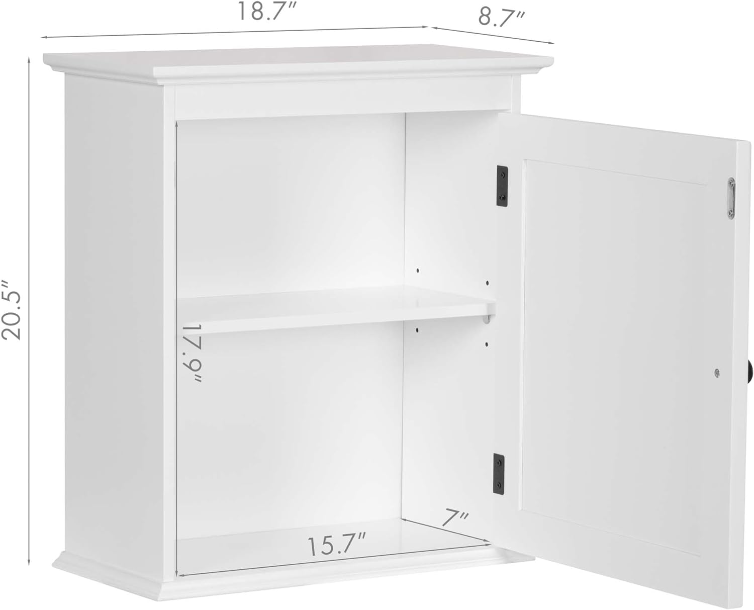 Wall Mounted Storage Cabinet, Medicine Cabinet Organizer for Bathroom