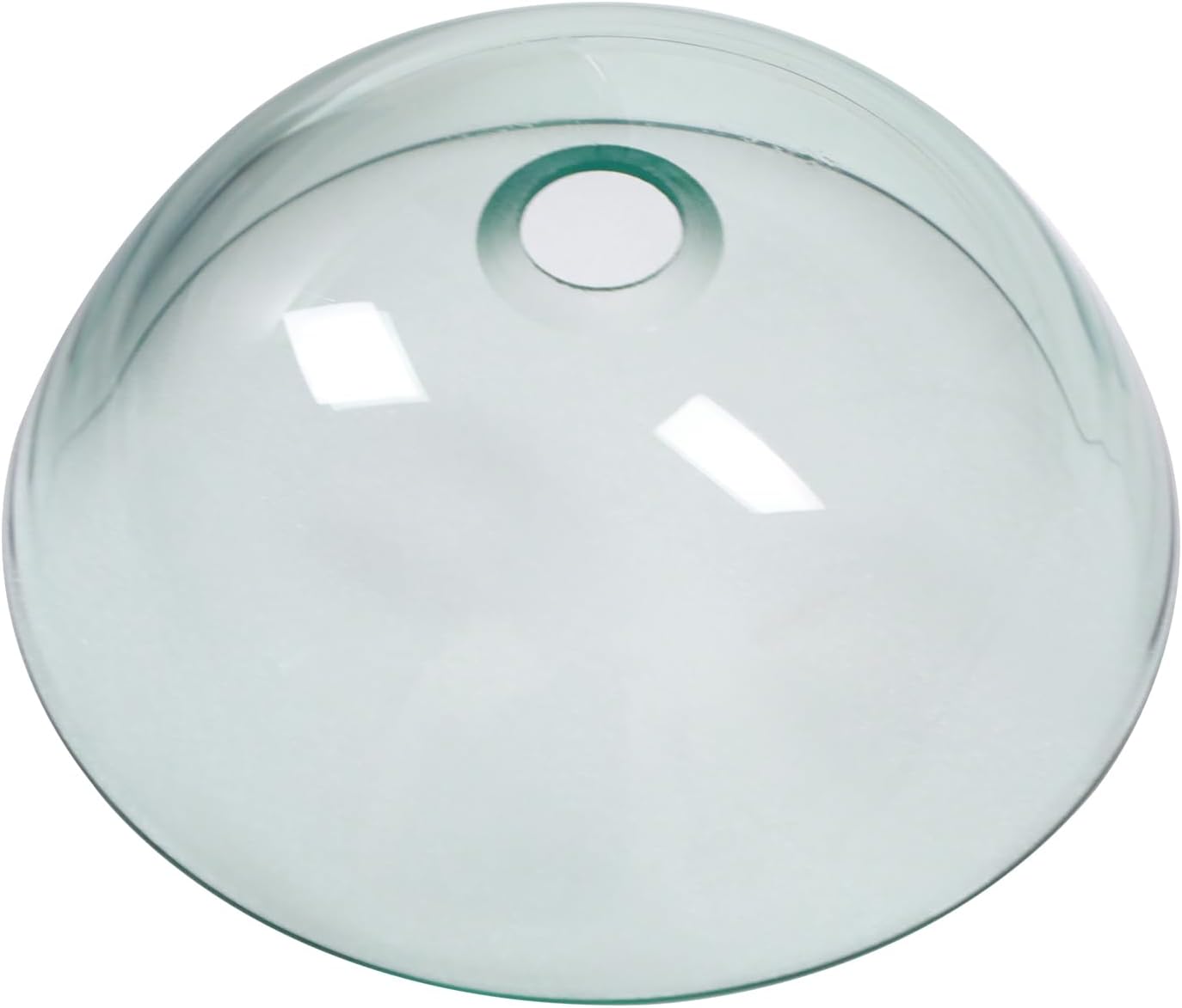 14" Clear Glass Vessel Sink With Faucet And Drain Combo Modern Round Shape Artistic Basin Bathroom Vessel Sink