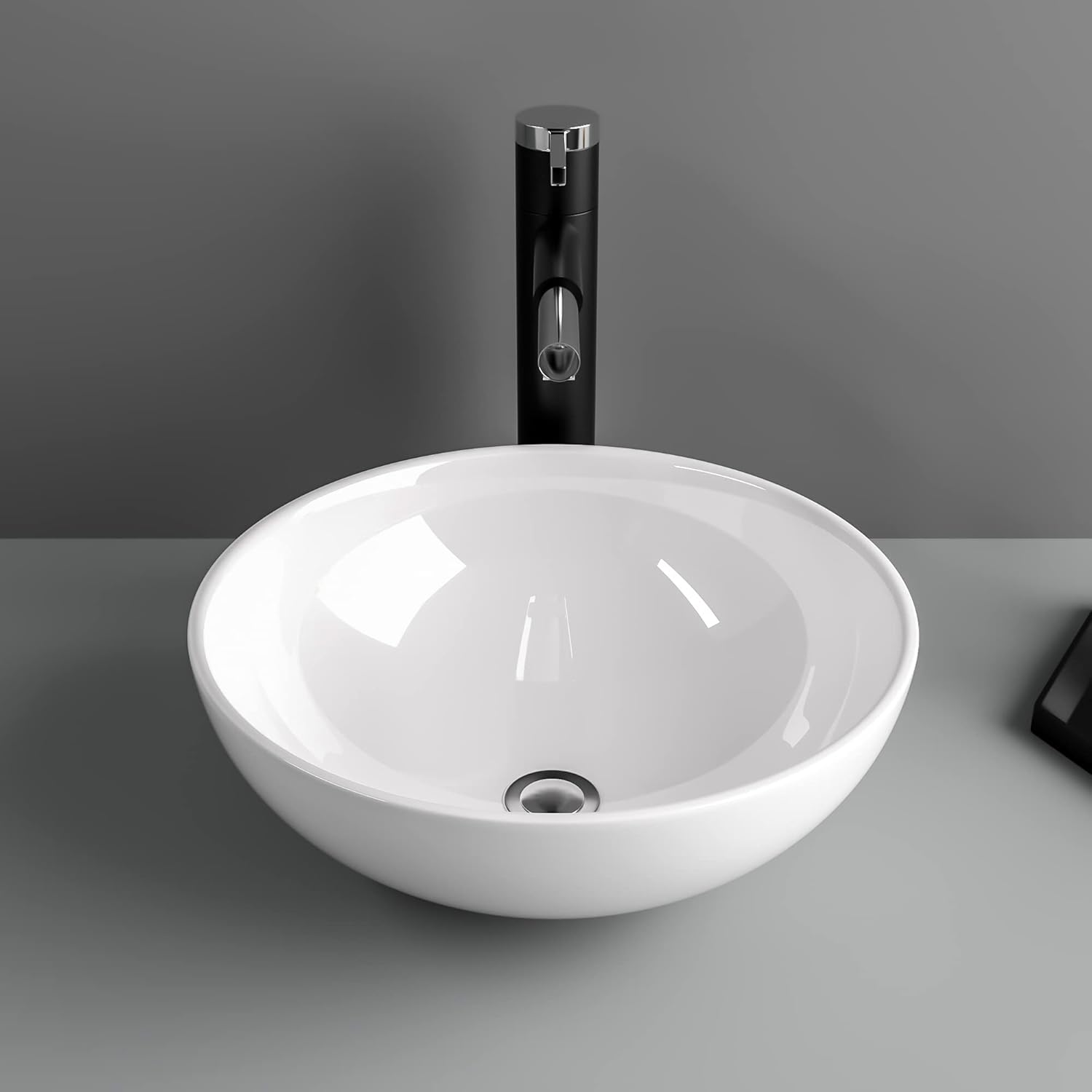 16"x16" Bowl sinks for bathrooms Above Counter Vessel Sink Round Bathroom Sink Above Countertop