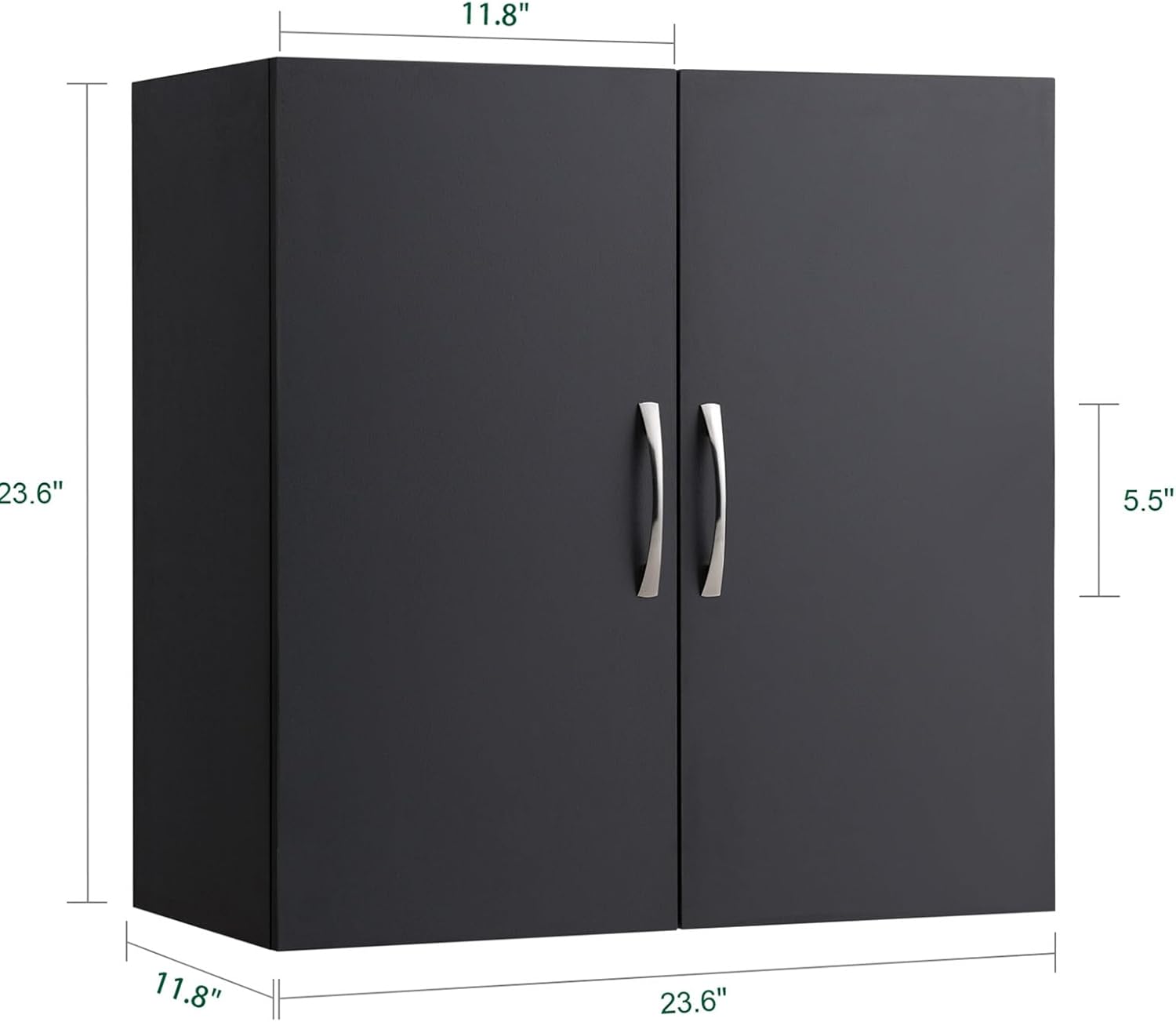 Over Toilet Storage Cabinet with Adjustable Shelf and Doors, Wall Mounted Medicine Cabinet for Small Spaces, Laundry Storage Cabinet