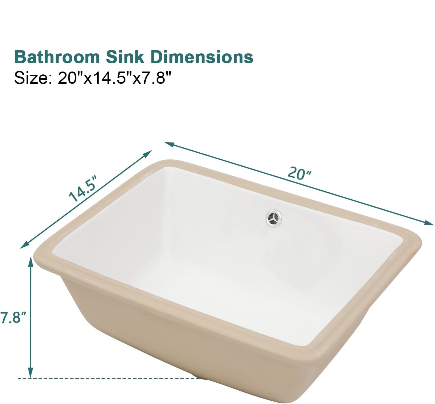 18" x 12" Rectangle Vessel Sink With Faucet And Drain Combo Bowl Sink