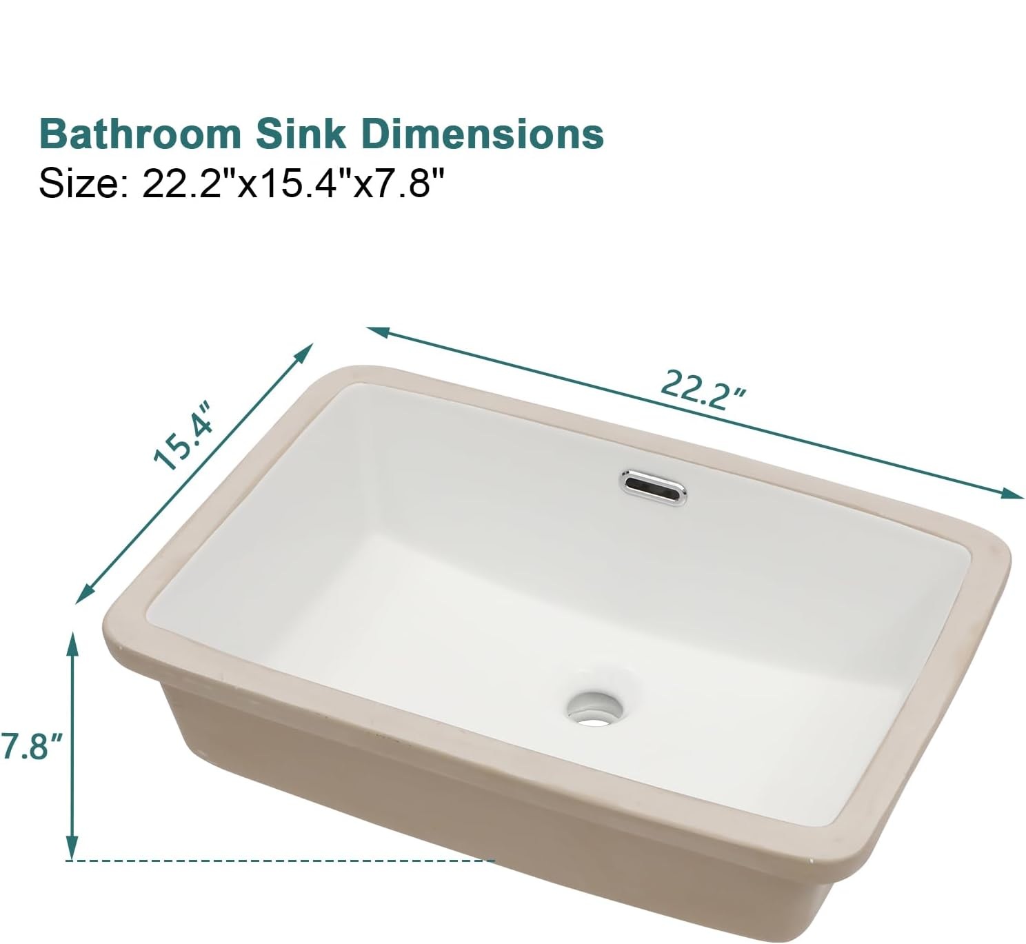 18" x 12" Rectangle Vessel Sink With Faucet And Drain Combo Bowl Sink