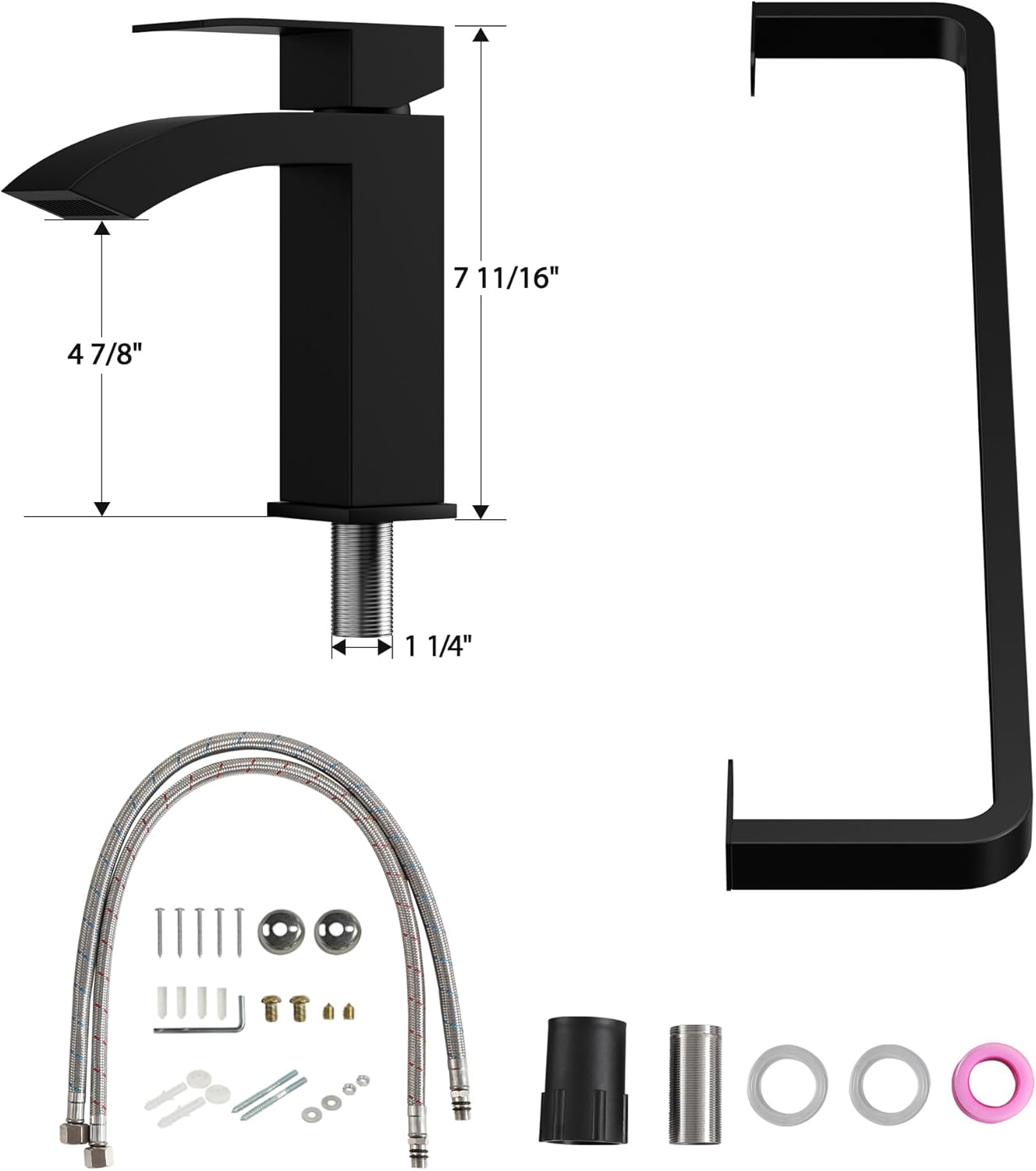 21"x12" Rectangle Vessel Sink With Gold Faucet And Drain Combo Bowl Sink Bathroom Vessel Sink