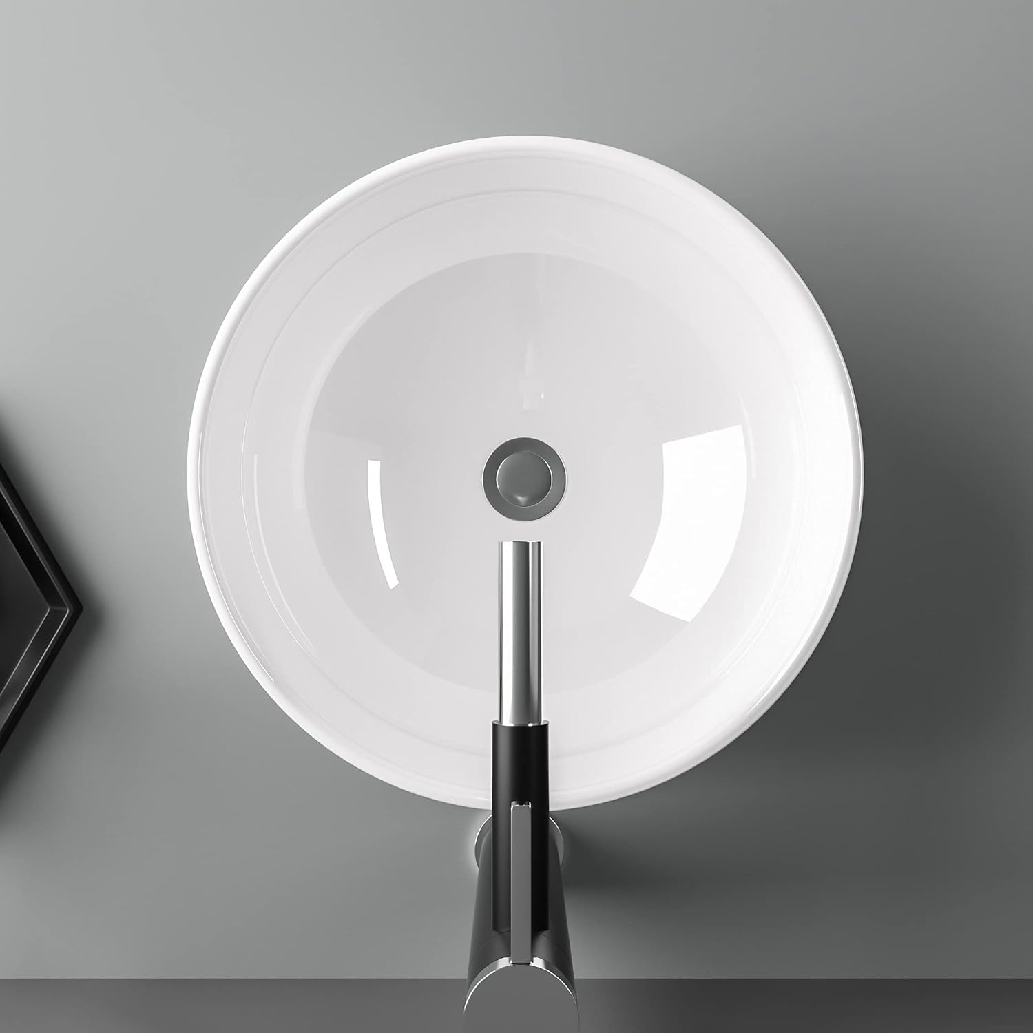 16"x16" Bowl sinks for bathrooms Above Counter Vessel Sink Round Bathroom Sink Above Countertop