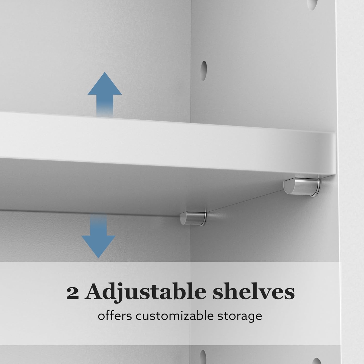 Bathroom Cabinet Wall Mounted Over Toilet Storage Cabinet 20x28 inch White Medicine Cabinets for Wall Mount