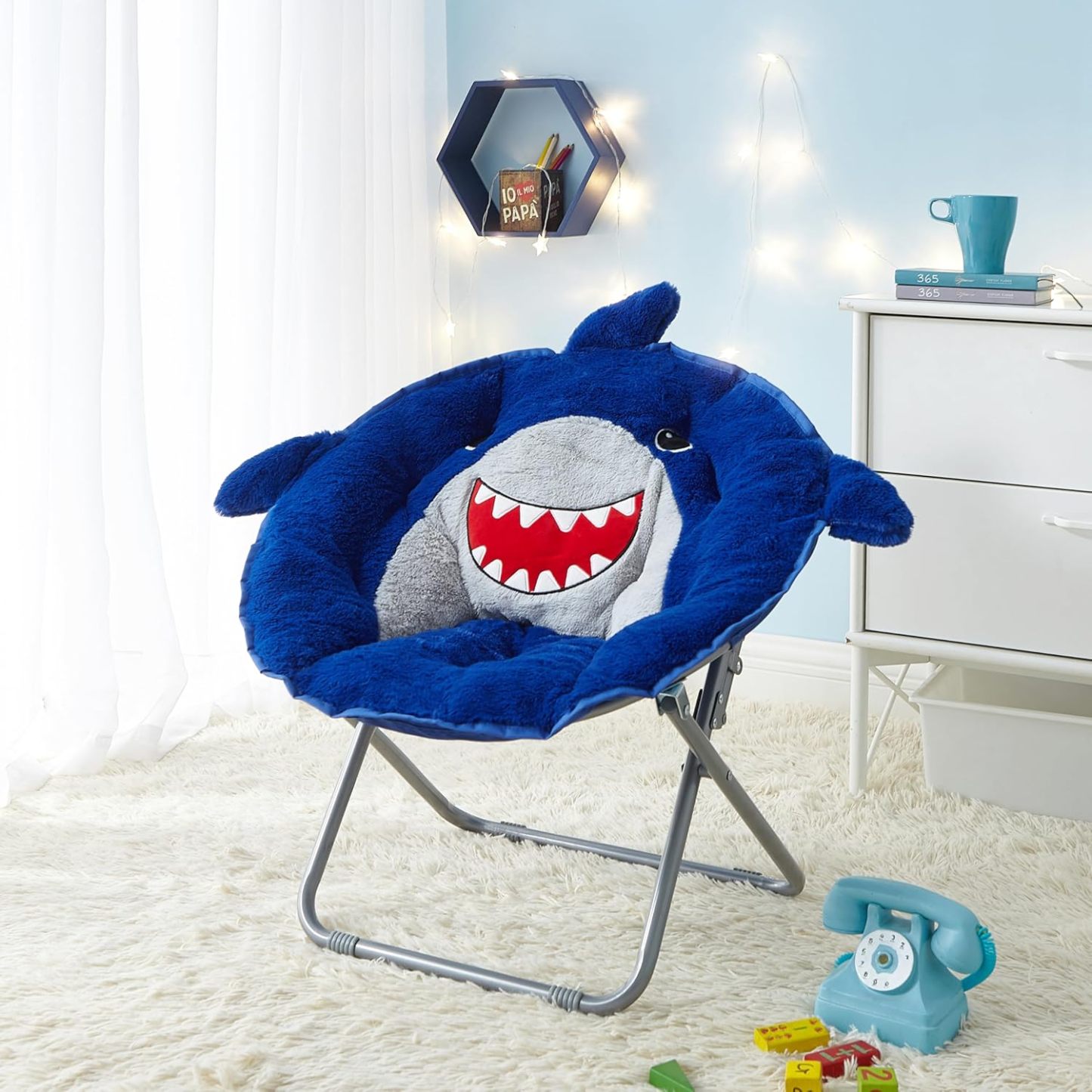 Figural Shark Faux Fur 23