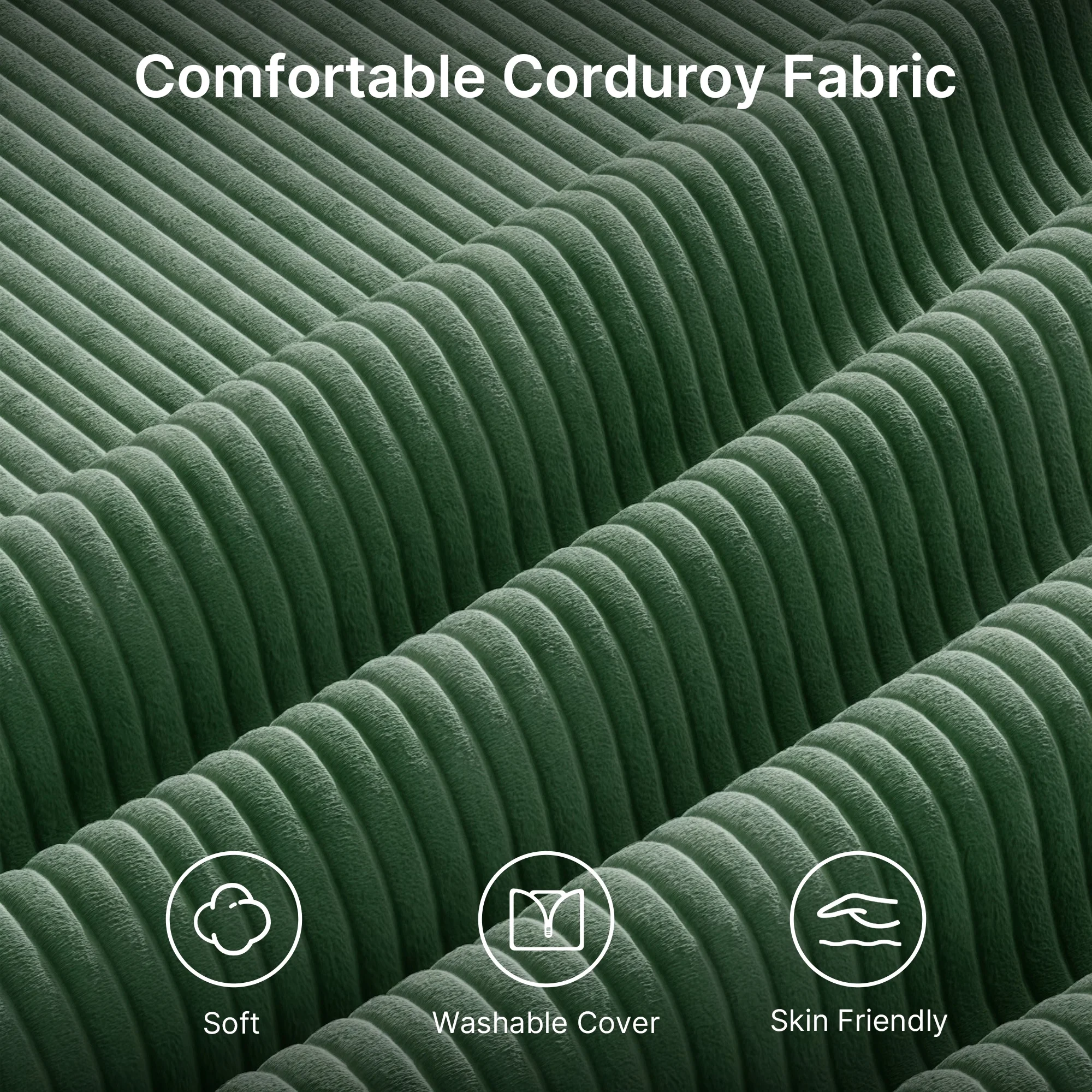 Lofka 110.2" L Shaped Cloud Sectional couch with Ottoman and Deep Seat