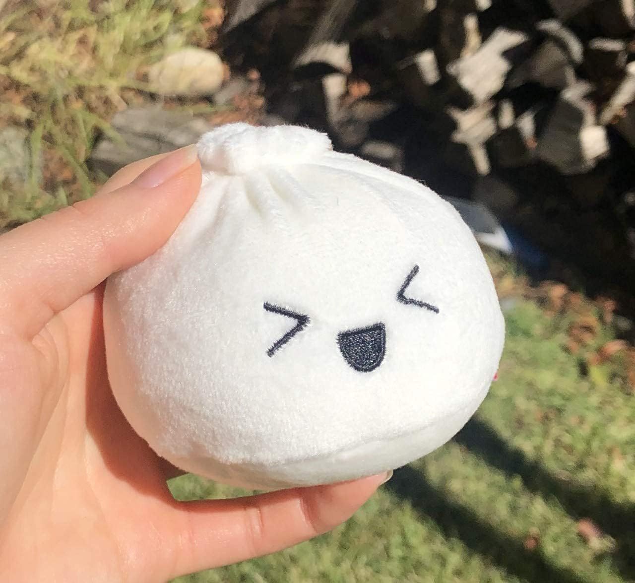 Soft Plush Small Cute and Cozy Food Dog Cat Bed, Washer and Dryer Friendly (Dim Sum)