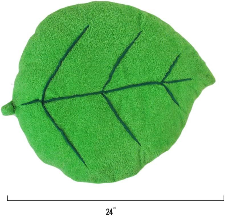 Soft Plush Extra Small Cute and Cozy Leaf Dog Cat Bed, Washer and Dryer Friendly (Leaf)