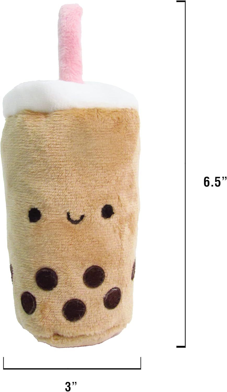 Soft Plush Small Cute and Cozy Food Dog Cat Bed, Washer and Dryer Friendly (Boba)