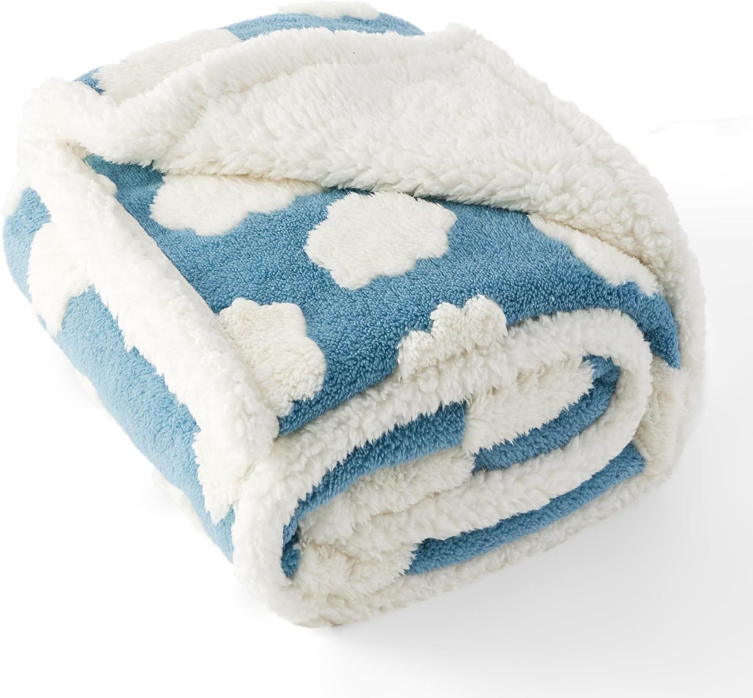 Waterproof Dog Blanket for Medium Dogs - Washable Double Sided Dog Blankets with Warm Jacquard Shag and Soft Sherpa Fleece