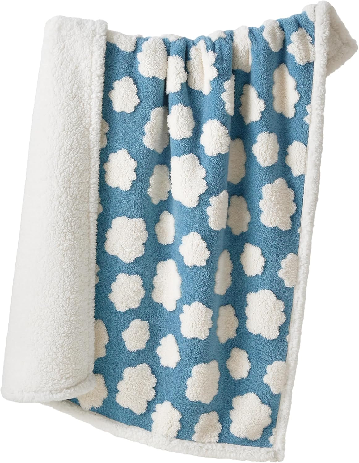 Waterproof Dog Blanket for Medium Dogs - Washable Double Sided Dog Blankets with Warm Jacquard Shag and Soft Sherpa Fleece