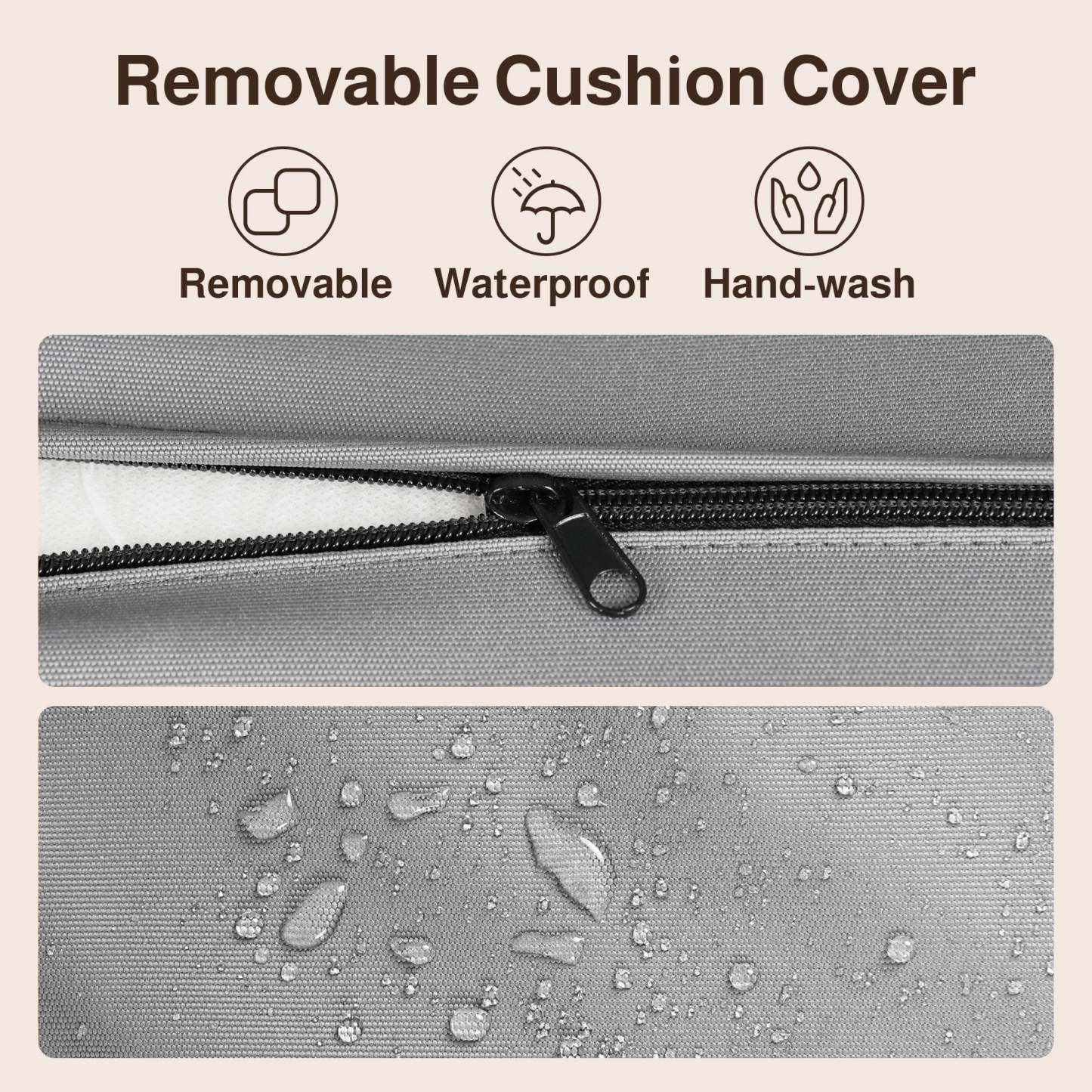 Lofka 4 Pieces Patio Comversation Set with Outdoor Rocking Chairs, Rattan Loveseat, Glass Bistro Coffee Table