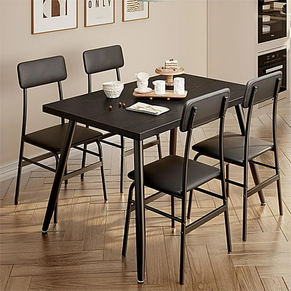 Lofka 5 Piecs Kitchen Table and Chairs Set for Dining Room & Kitchen