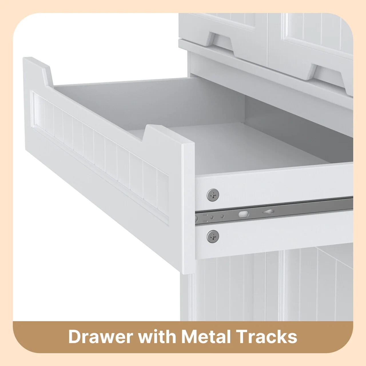 Lofka 71" Kitchen Storage Cabinet with Adjustable Shelves & Anti-Tip Design, 4 Doors, 12 Shelves, 1 Drawer