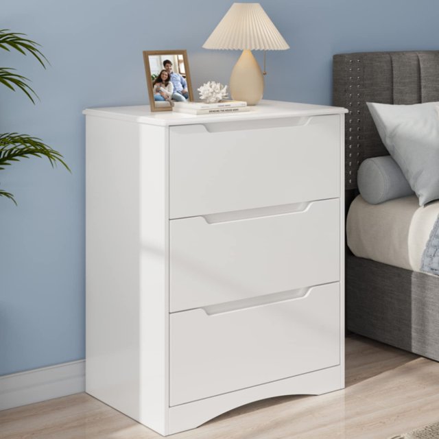 Lofka 3 Drawer Dresser for Bedroom, Chest of Drawers with Large Storage Capacity