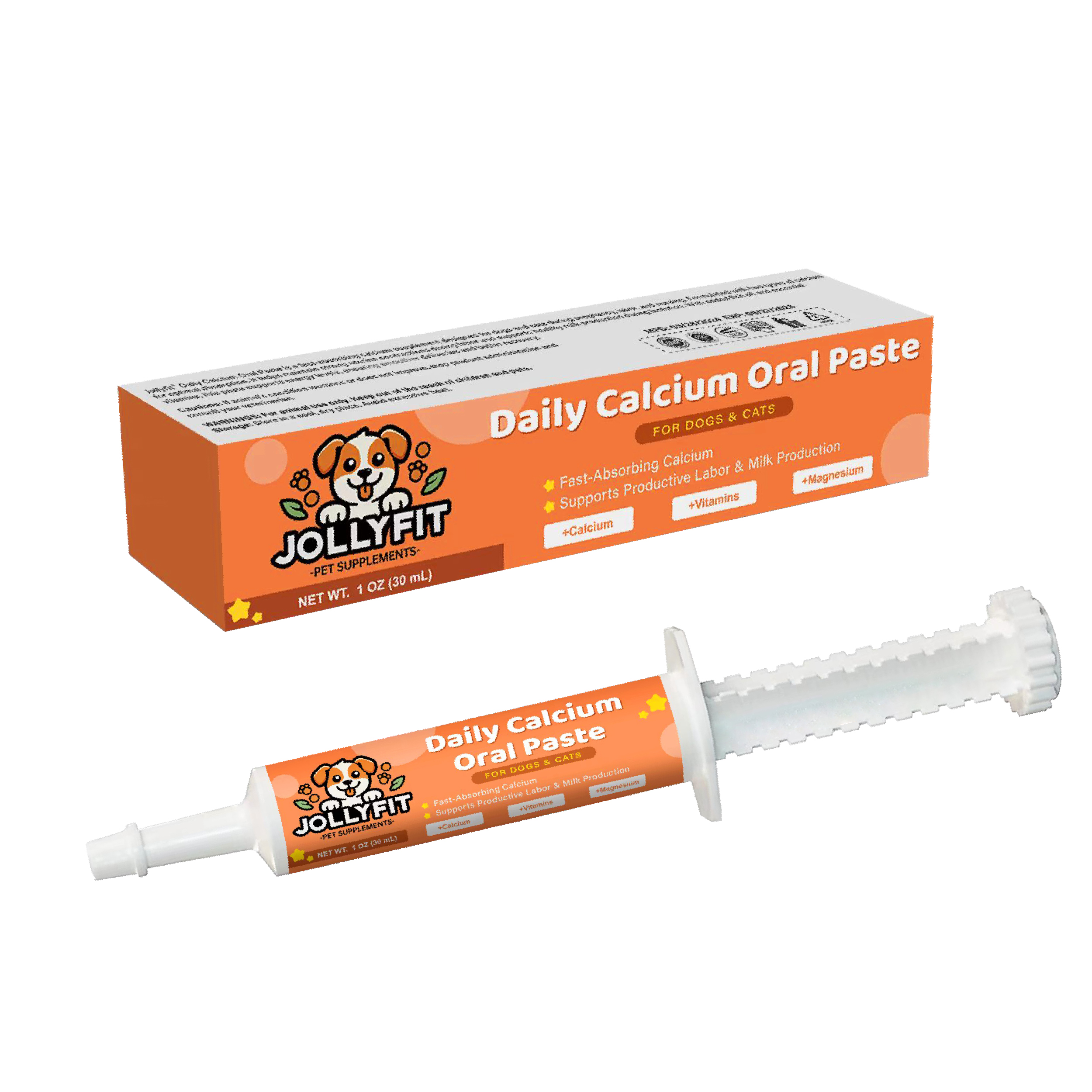 Jollyfit Oral Calcium for Dogs and Cats - 1 oz