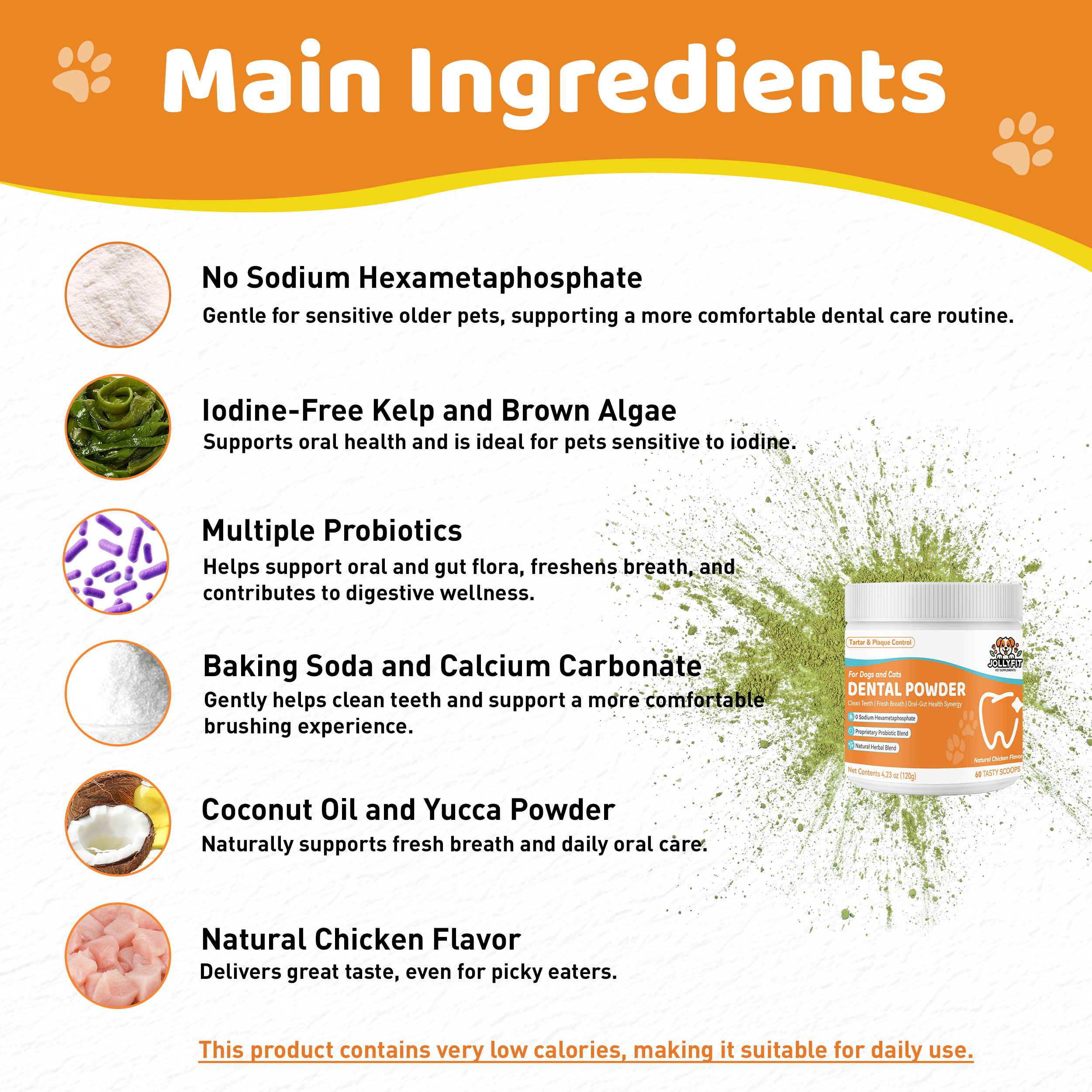 Dog Teeth Cleaning Powder