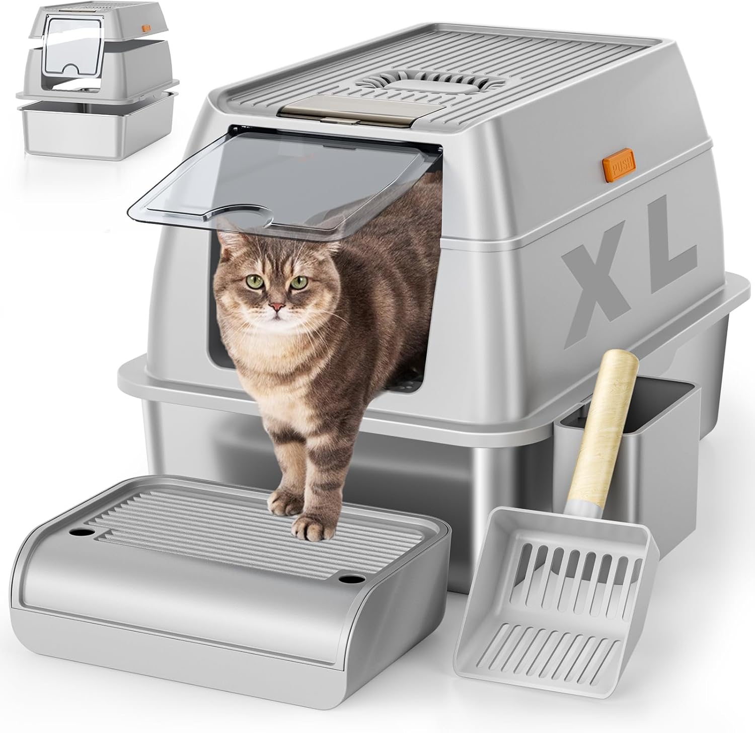 Cat Litter Box with Lid, XL Extra Large