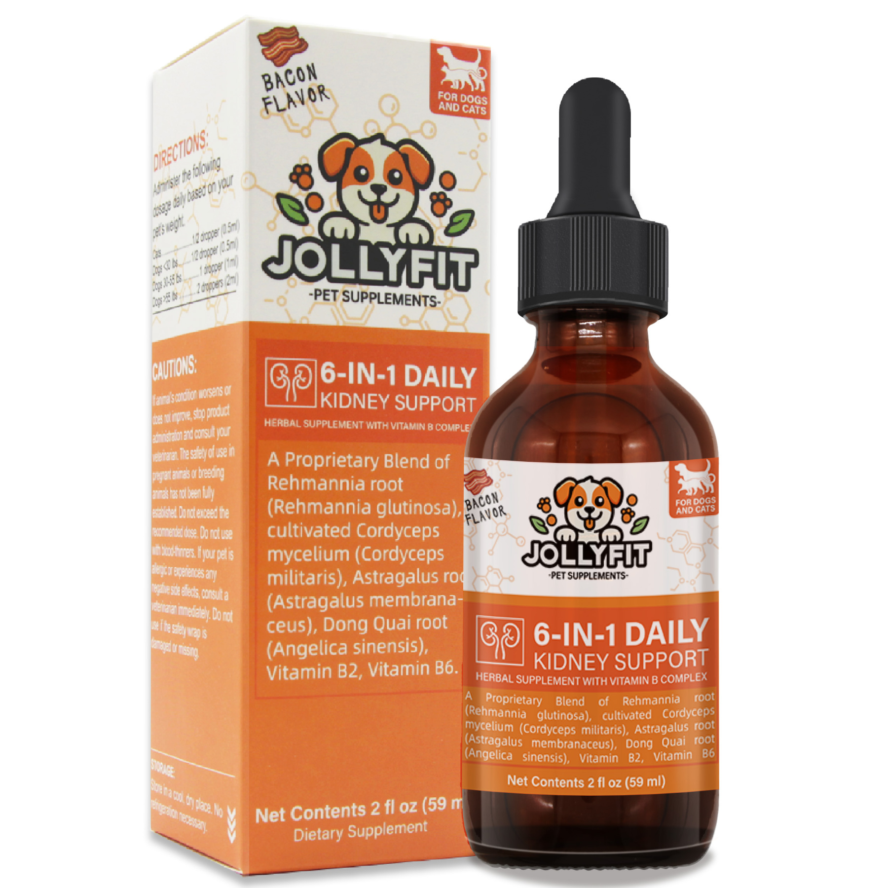 Kidney Support for Dogs and Cats - 2 fl oz (59 ml)