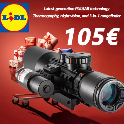 【⭐Carnival Day for LIDL Members⭐】 Latest generation PULSAR technology【Thermography, night vision and rangefinder 3 in 1】 - Visibility up to 10,000 meters