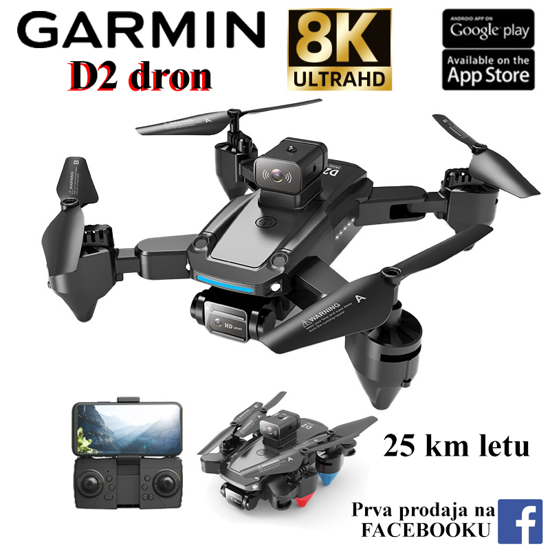 GARMIN D2 High resolution 8K drone