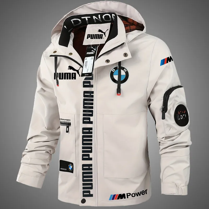 PUMA®men's waterproof leisure jacket