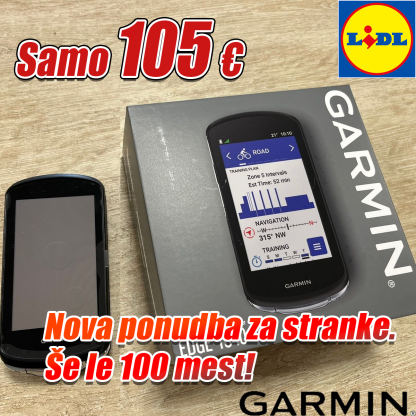 Garmin Edge 1040, sončno napajalni kolesarski računalnik