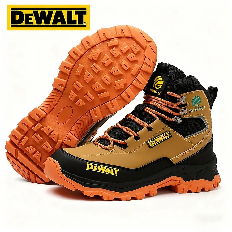 Pánske ľahké, priedušné priemyselné stavebné topánky od Salomon® a DEWALT na prácu v prírode a turistiku