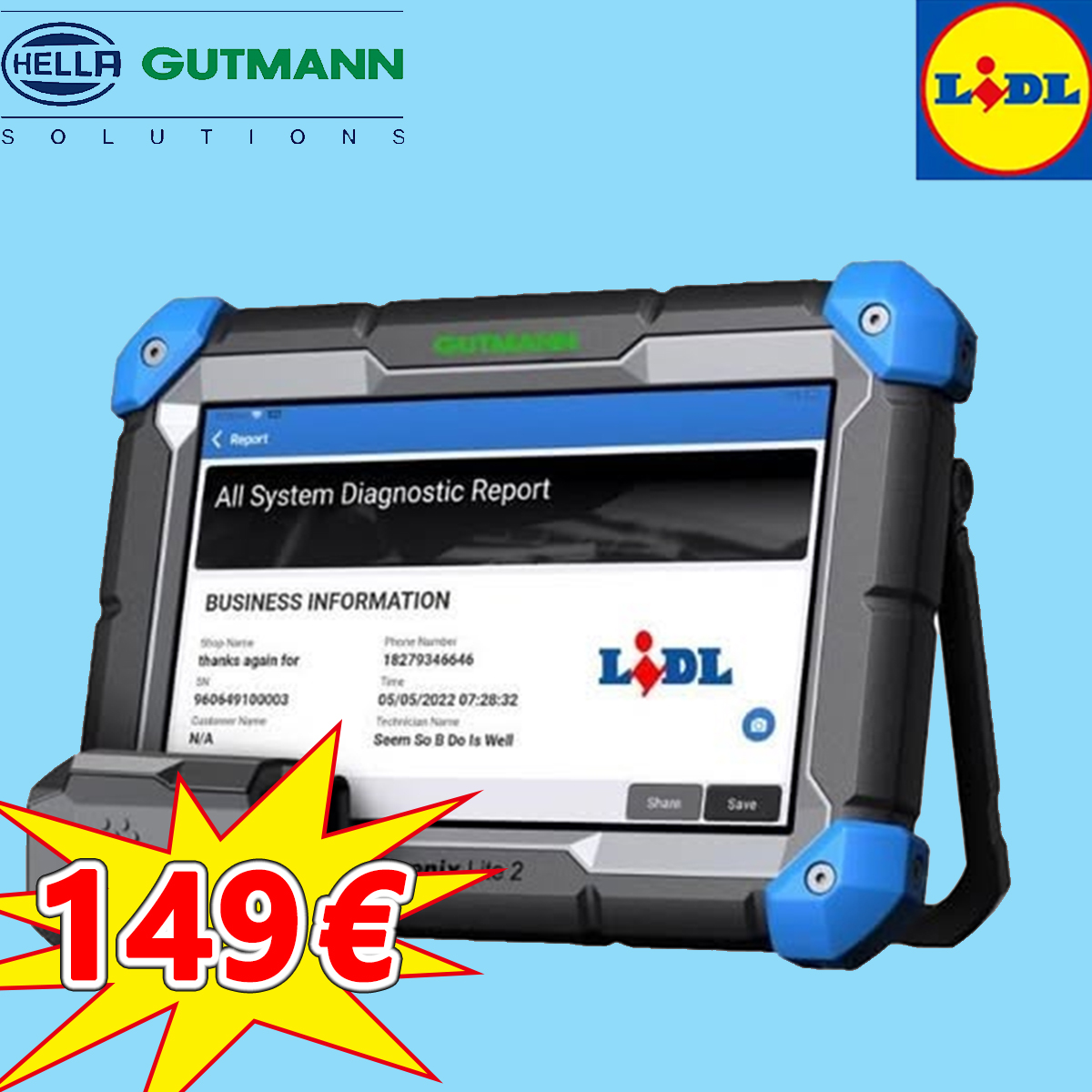 Il 1° luglio apre il più grande punto vendita LIDL d'Italia! Sconto limitato sugli strumenti di diagnostica automobilistica! Solo 100 copie!