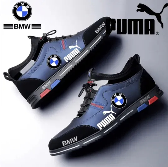 Męskie skórzane buty BMW 2024 - ultralekkie i oddychające