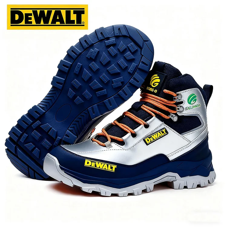 Pánske ľahké, priedušné priemyselné stavebné topánky od Salomon® a DEWALT na prácu v prírode a turistiku