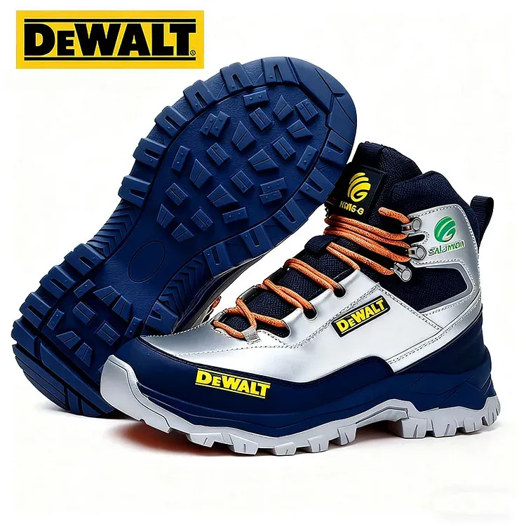 Pánske ľahké, priedušné priemyselné stavebné topánky od Salomon® a DEWALT na prácu v prírode a turistiku
