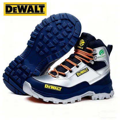 Pánske ľahké, priedušné priemyselné stavebné topánky od Salomon® a DEWALT na prácu v prírode a turistiku