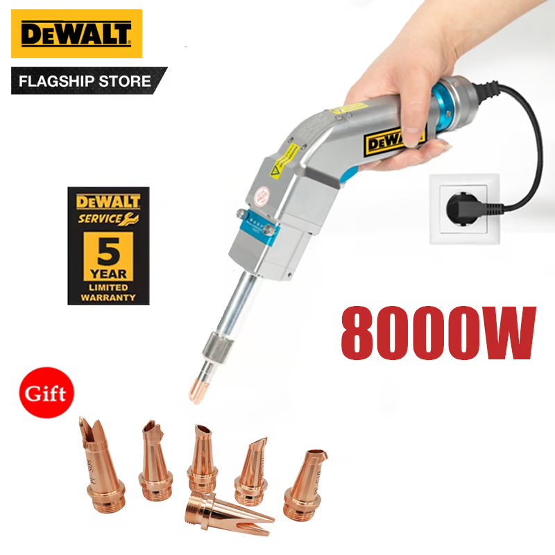 Spawarka laserowa (3 w 1) Najnowszy model DEWALT 2024 spawanie + cięcie + usuwanie rdzy 8000W