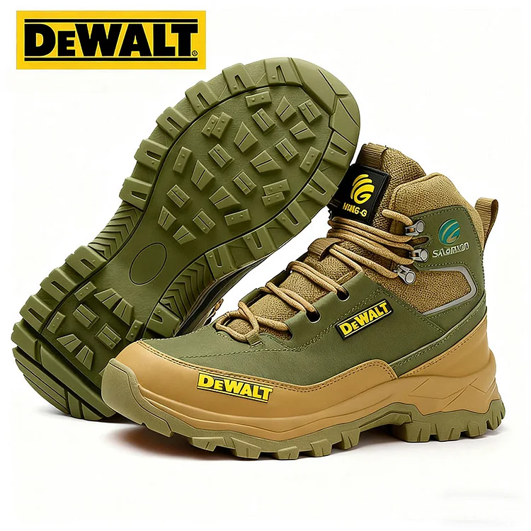 Pánske ľahké, priedušné priemyselné stavebné topánky od Salomon® a DEWALT na prácu v prírode a turistiku